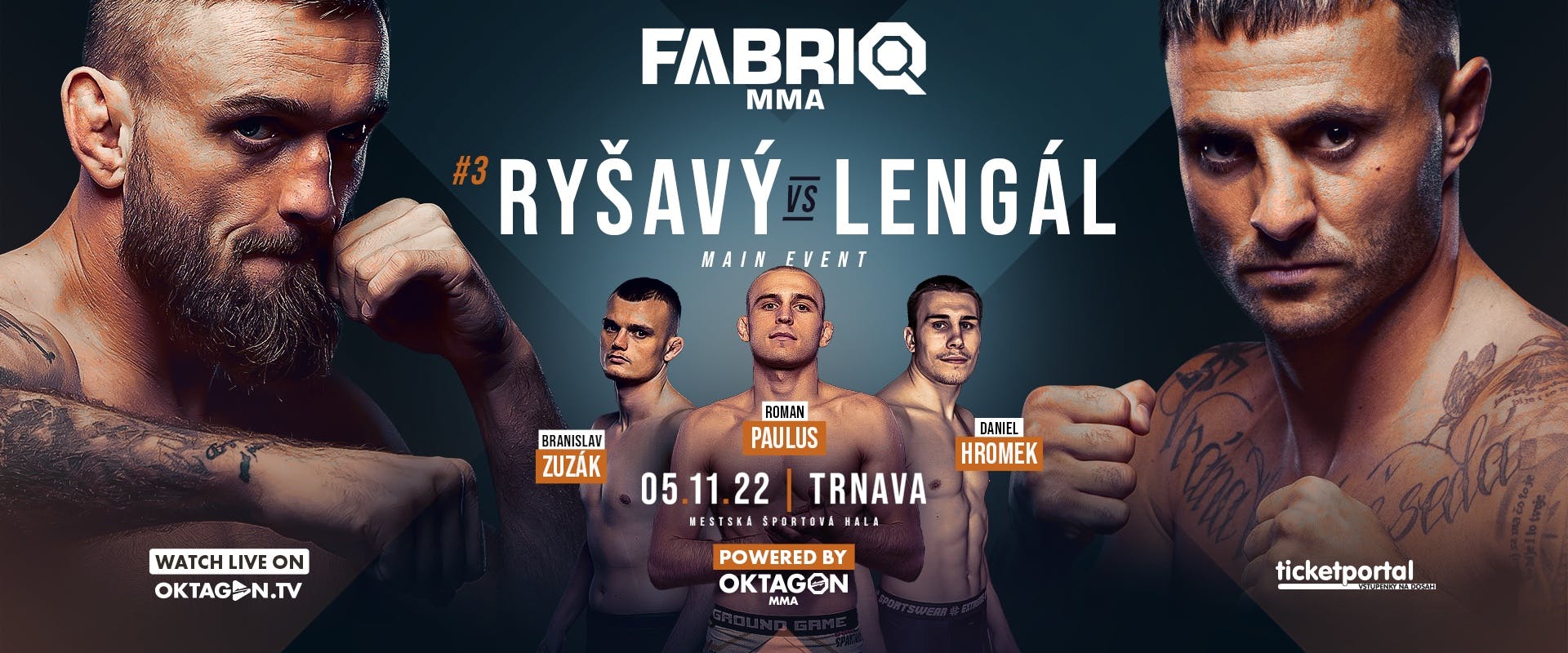 FABRIQ MMA: Ryšavý vs. Lengál
