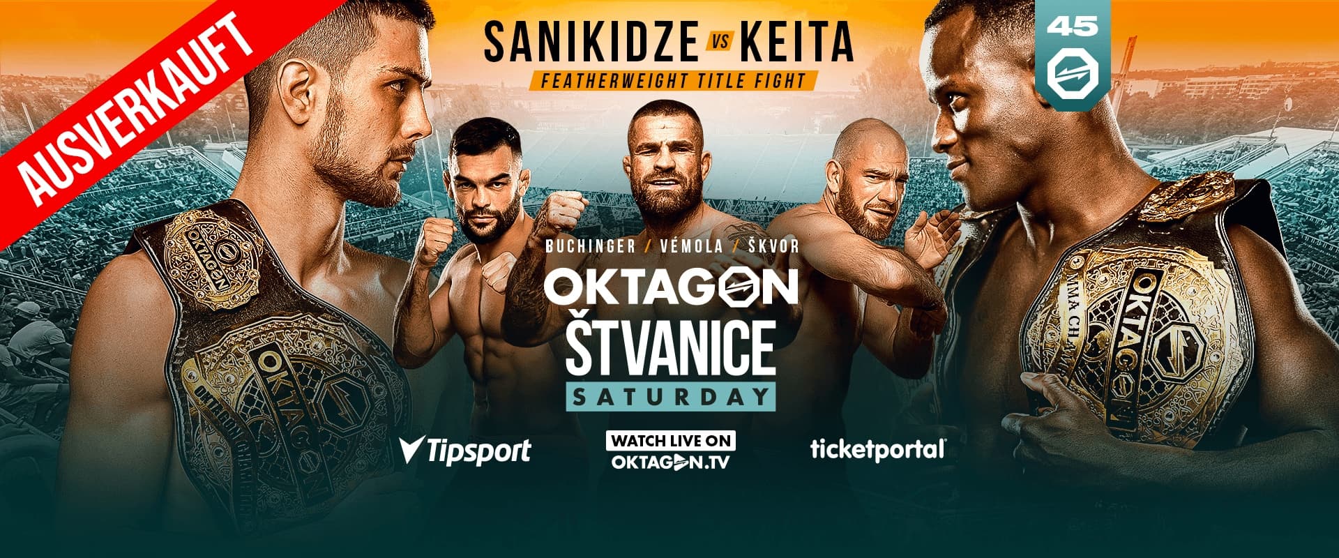 OKTAGON 45: Sanikidze vs. Keita