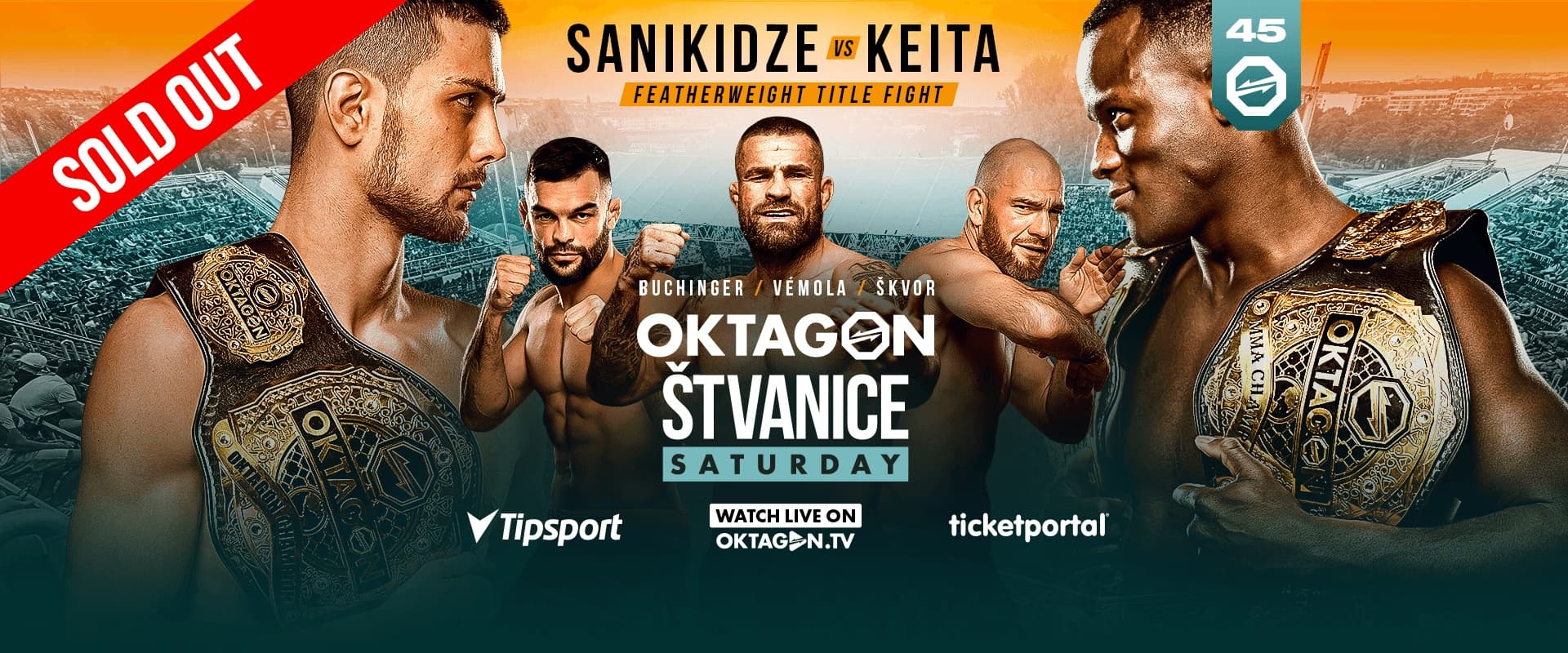 OKTAGON 45: Sanikidze vs. Keita