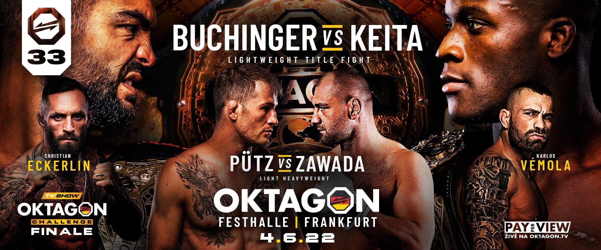 OKTAGON 33: Buchinger vs. Keita 