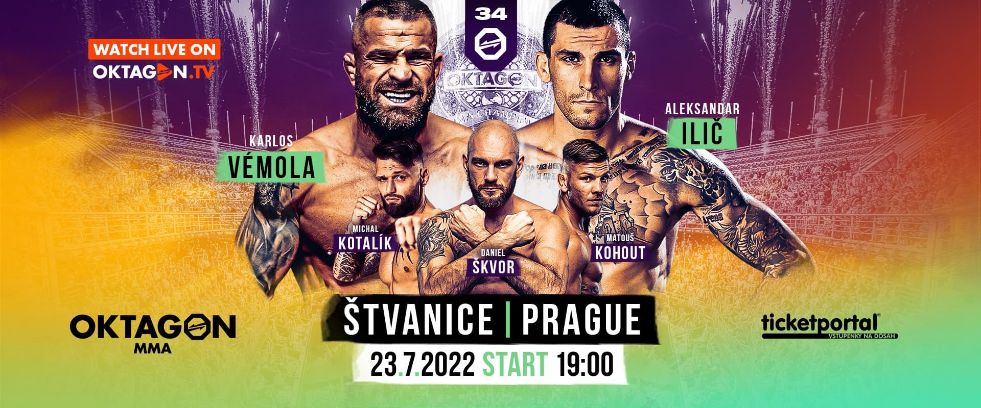 OKTAGON 34: Vémola vs. Ilič