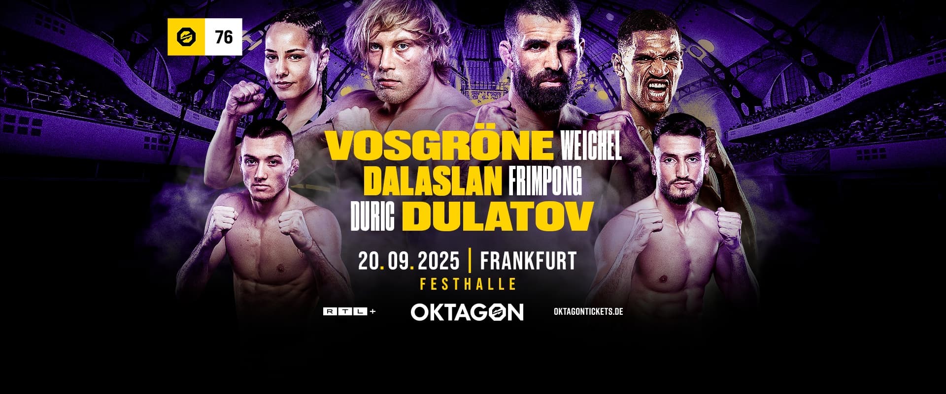 OKTAGON 76: Weichel vs. Tounkara