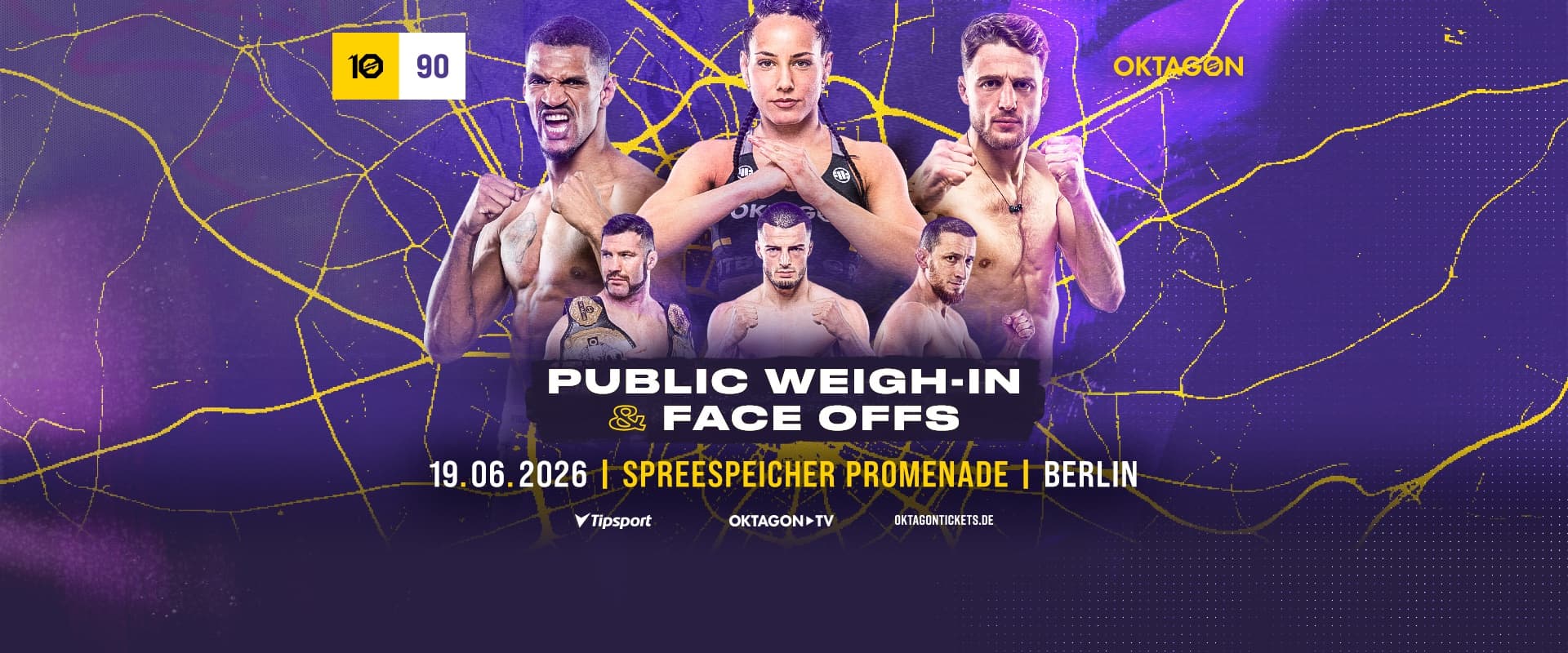 OKTAGON 90 Veřejné vážení a FACE OFFS