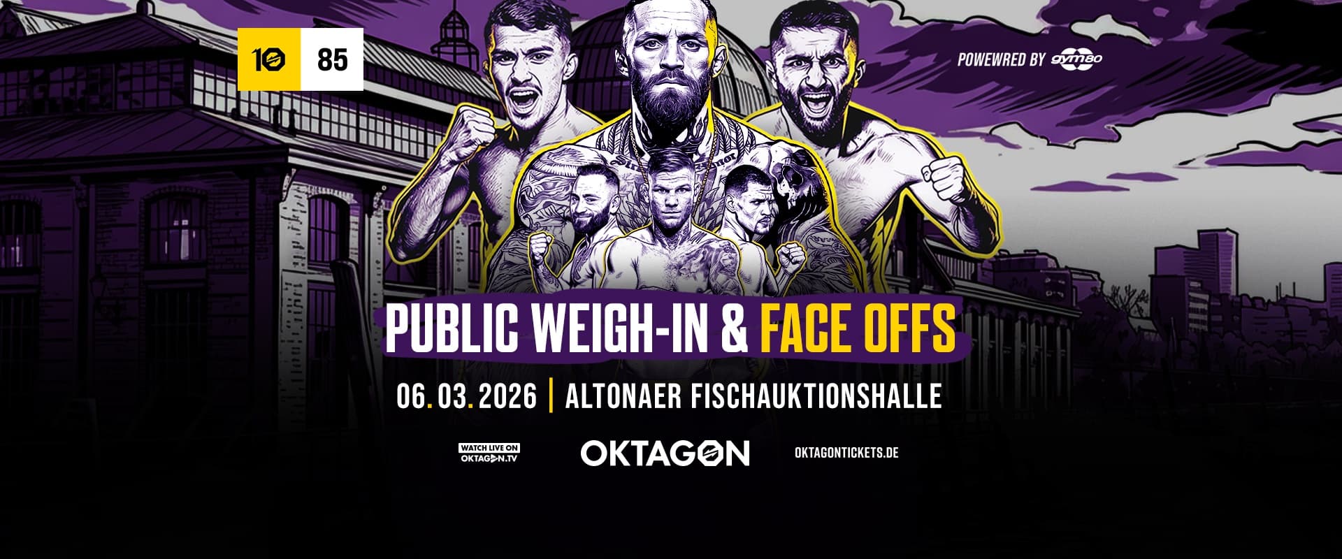 OKTAGON 85: Veřejné vážení a FACE OFFS