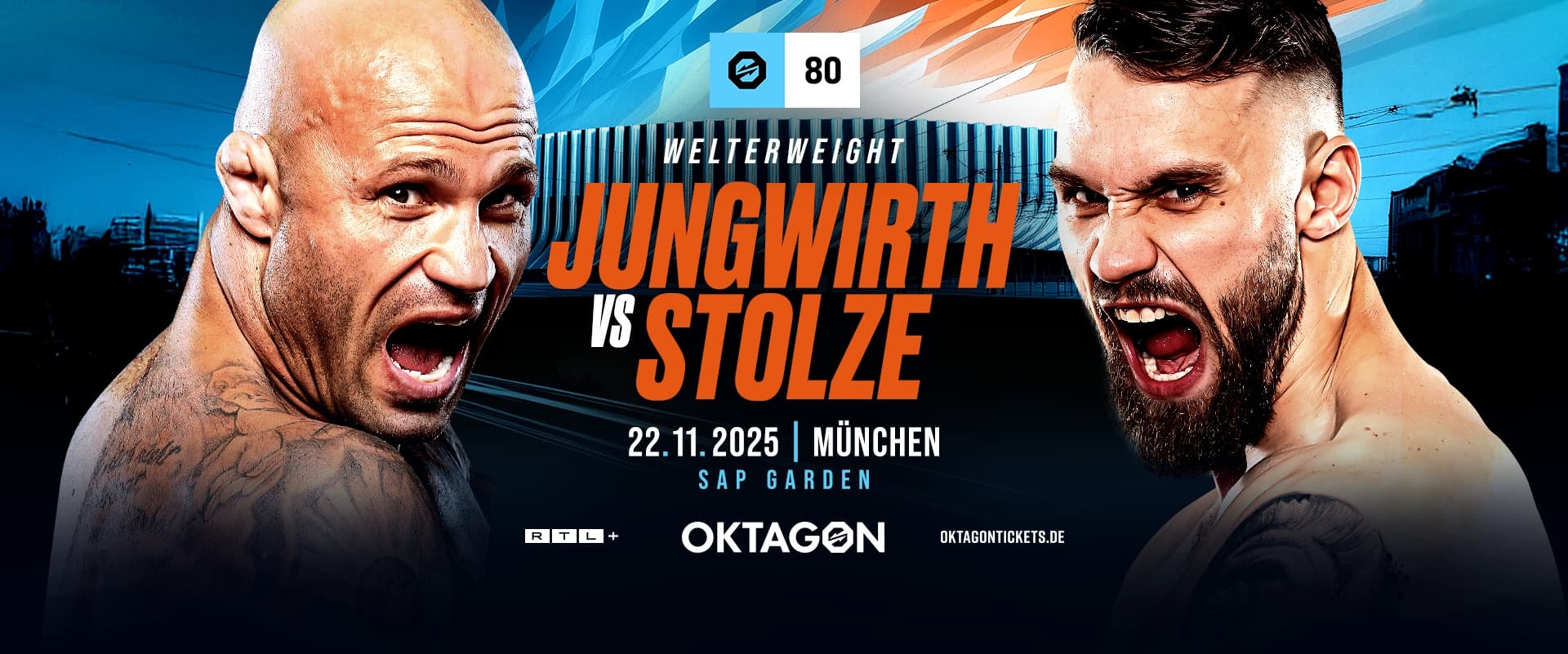 OKTAGON 80: Jungwirth vs. Stolze