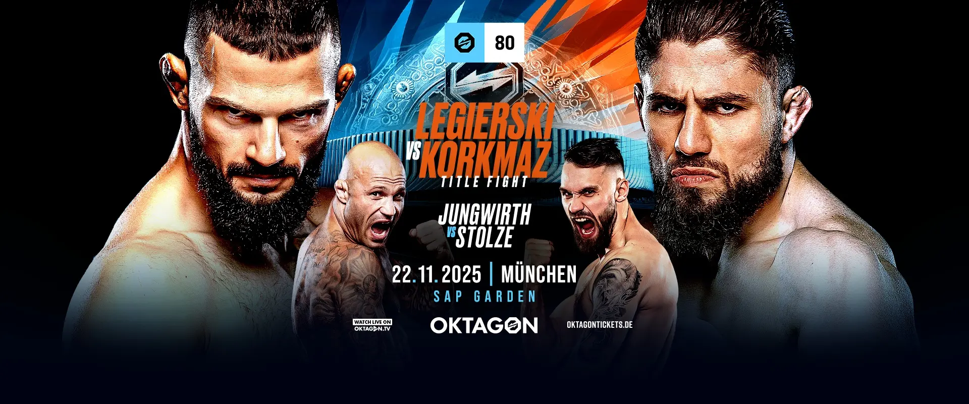 OKTAGON 80: Legierski vs. Korkmaz